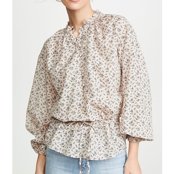 Joie Tops - NEW Joie Senaya Floral Pink Top Small